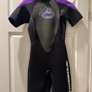 O’rageous Women's Wet Suit - Black and Purple